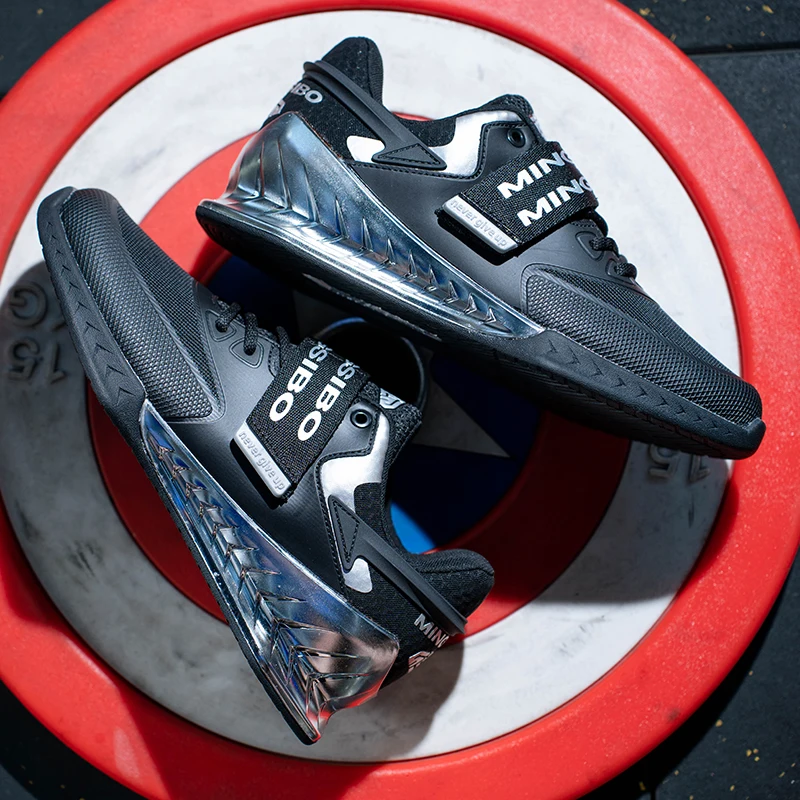 

Men Weightlifting Shoes Fitness Sports Heavy Athletics Breathable Sneakers Original Weightlifting Squat Non Slip Deadlift Shoes