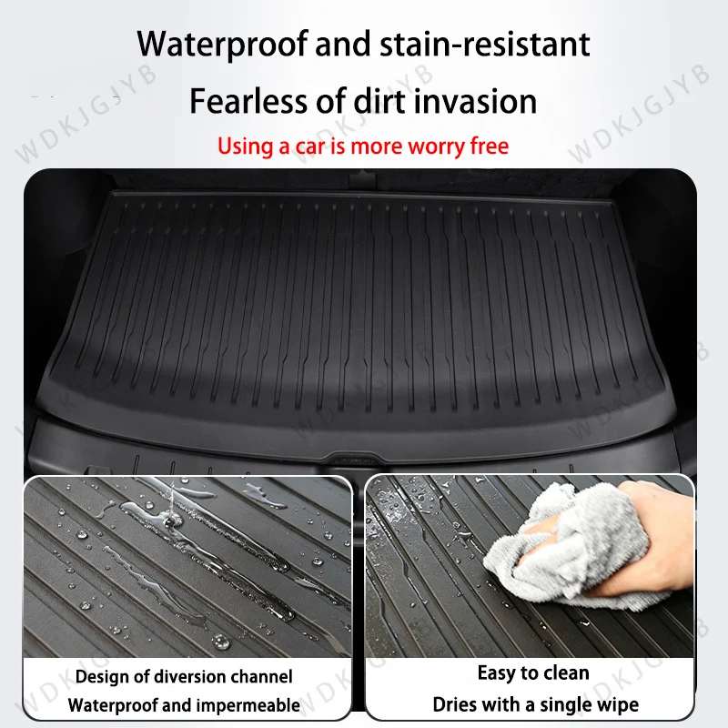 For Tesla New Model YL Launch 2026 All-weather Trunk Mat Front Trunk Rear Seats Rear Dust Protection Mat Floor Mat Easy To Clean