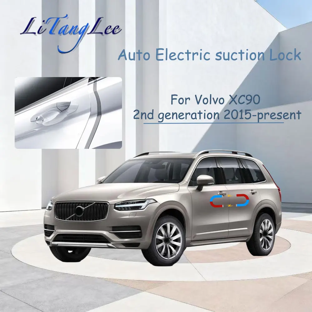 

For Volvo XC90 2nd generation 2015-present Car Soft-Close Door Latch (with Pass Lock Actuator) - Electric Suction Silent Closer