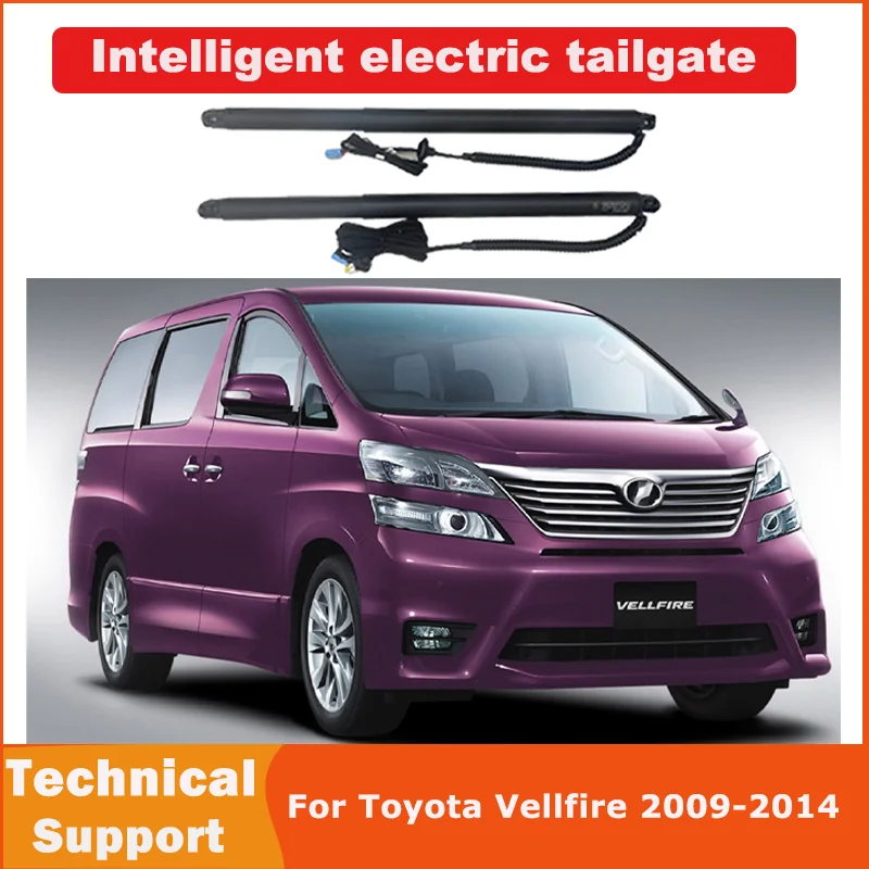 

Electric tailgate for Toyota Vellfire 2009-2014 refitted tail box intelligent electric tail gate power operate opening
