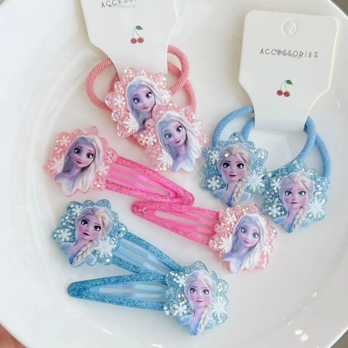 Diseny cartone animato Principessa Frozen Corda per capelli Bambina Forcina Asilo Capelli per bambini Giocattoli di bellezza e moda