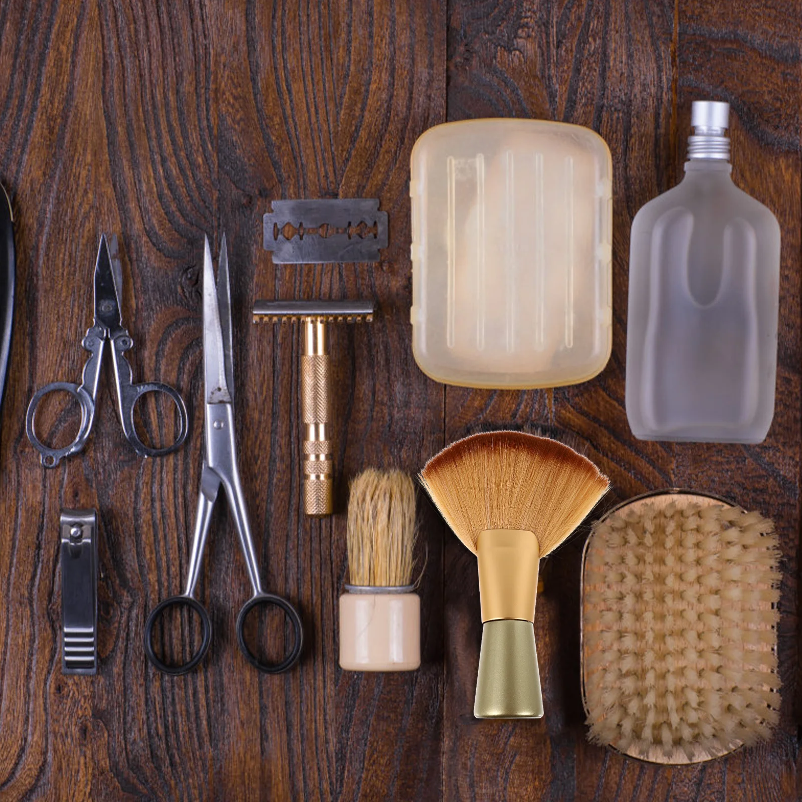 1 قطعة فرشاة اللحية الرجالية عالية الجودة أداة تنظيف تصفيف الشعر العملي مقبض مريح تصميم فرشاة تنظيف التصميم