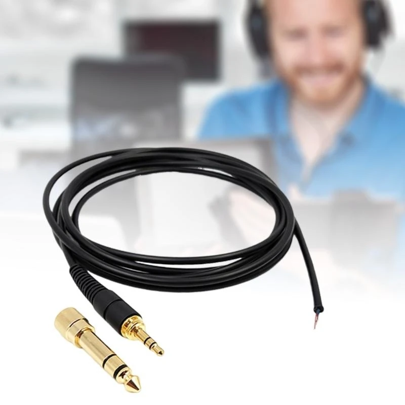 Cài đặt dây nghe 6.5mm Cài đặt dễ dàng cho DT770 DT880 DT990 MDR-7506 CD900 M20X M30X AD500X A550Z AD900X DT440 Sale tốt