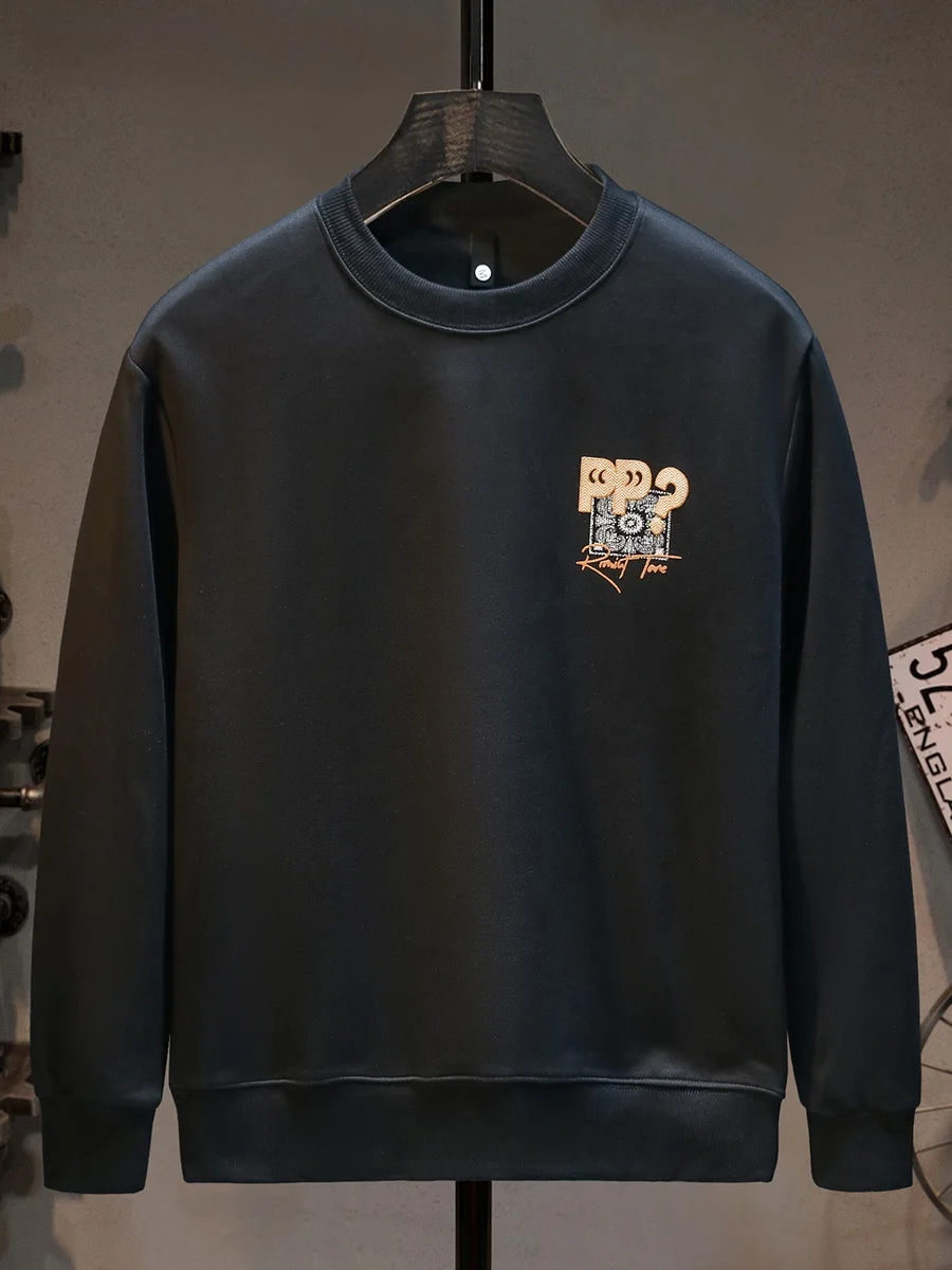 

Мужской свитшот American Style с круглым вырезом, модный принт, удобный, с длинным рукавом, базовая модель, молодежный, осенний, новинка