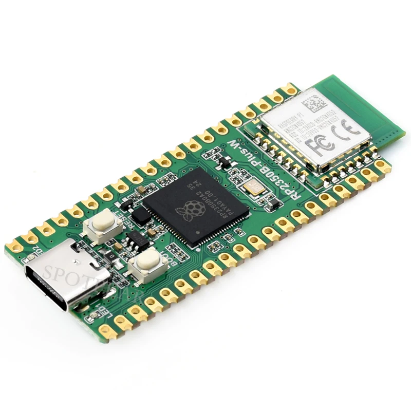 RP2350B Plus W開発ボード、Raspberry Pi無線モジュール2モジュール、WIFI4、BT5、16MBフラッシュ、RP2350Bチップ、Type-C搭載