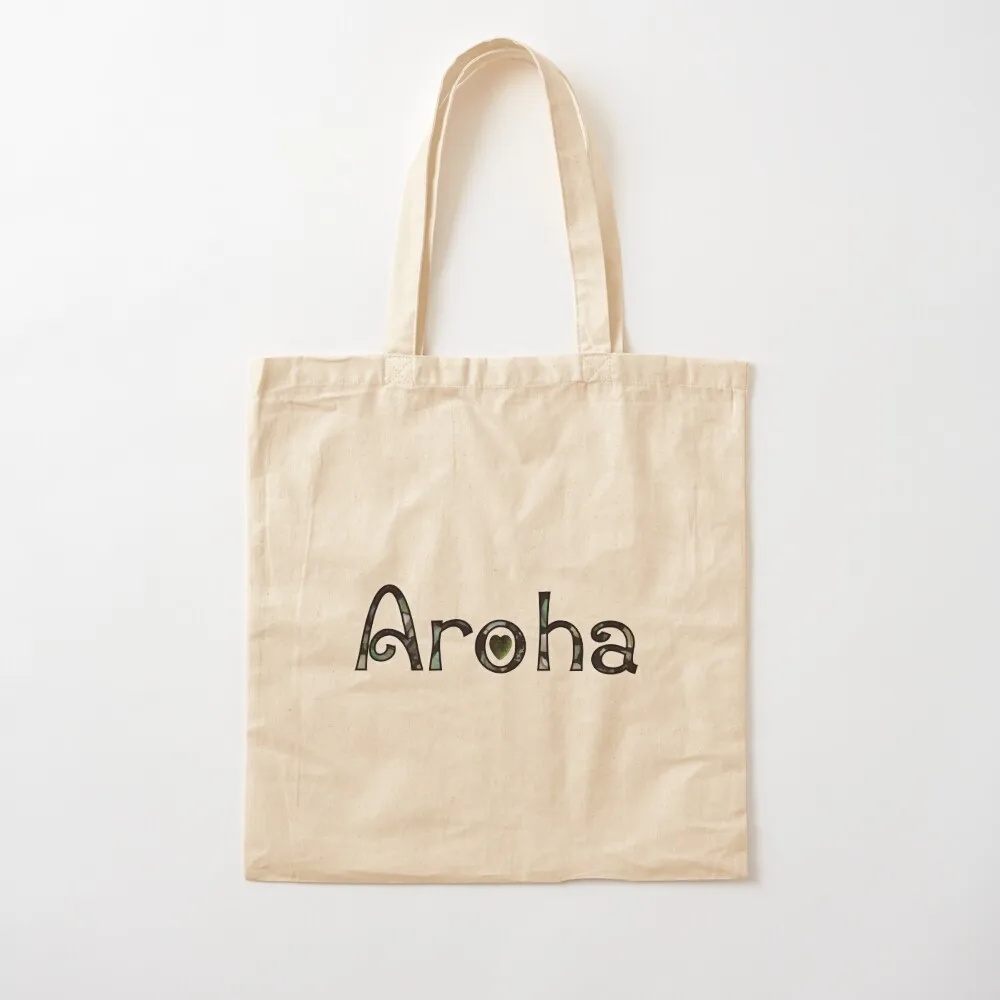 Aroha means Love... Tote Bag cute pouch bag Gift bags Canvas bag Women's shopper