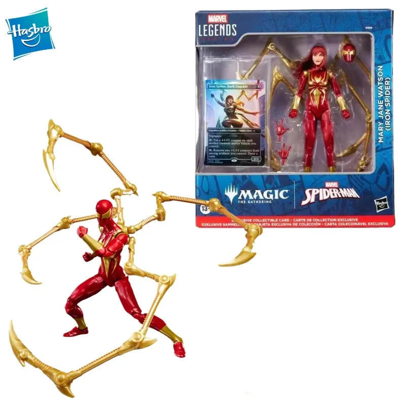 

Новый оригинальный Hasbro Marvel Legends Series MARY JANE WATSON (IRON SPIDER) фигурка игрушки коллекция подарков