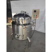 Marmite à vapeur personnalisée en acier inoxydable, bouilloire de cuisson SS316L, autocuiseur industriel de 500 litres avec dispositif pneumatique 3