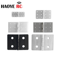 Haoye 20 Pcs Nylon Pinned Hinges Coloe White/Grey/Black For RC Electric Airplanes Parts Foam Model Replacement Accessories