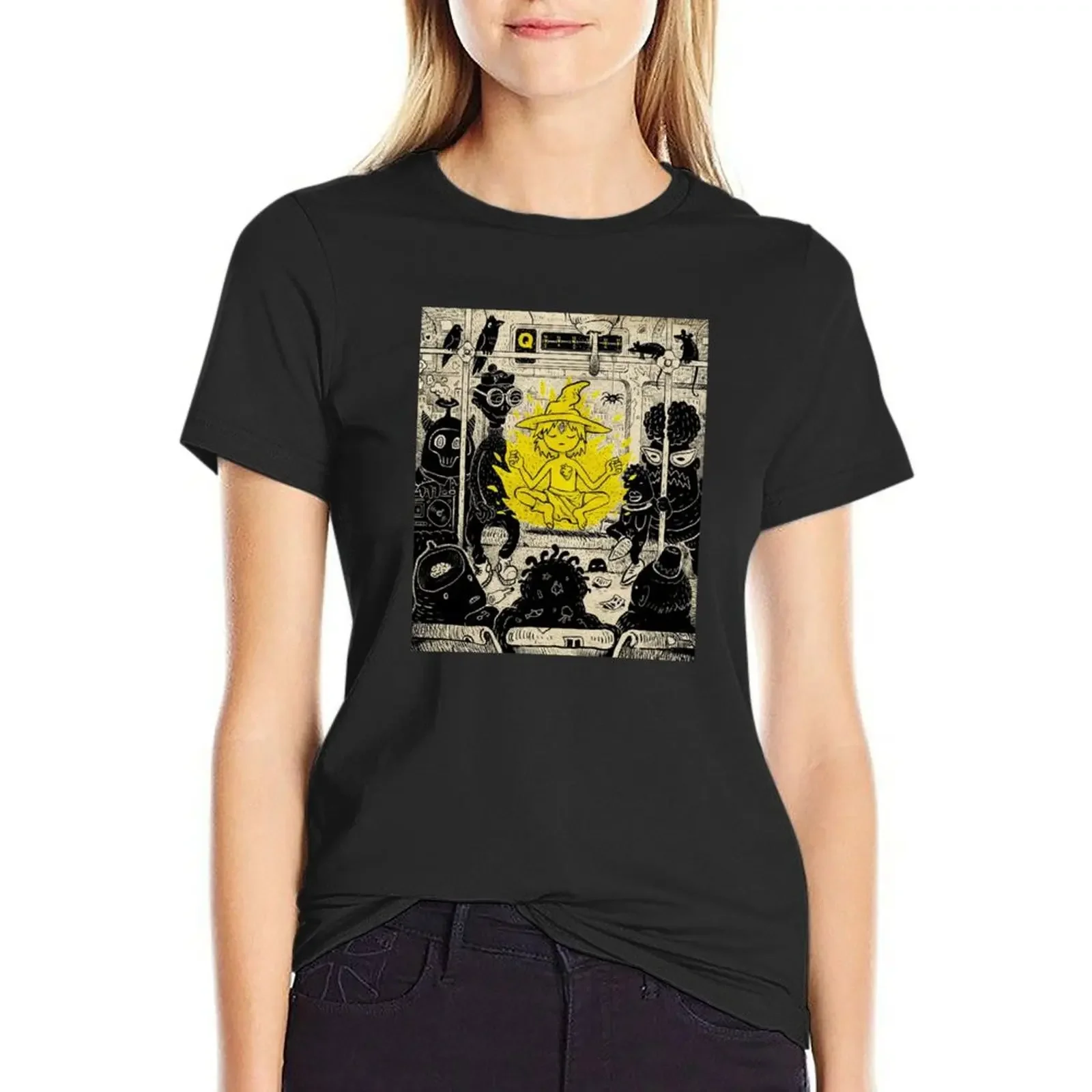 

Wagon Art Gospel T-shirt Blouse hippie clothes summer top workout shirts for Women