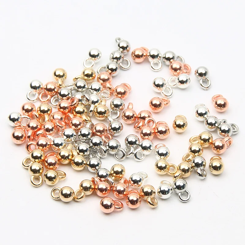 200Pcs 4/5/6mm Round Ball Acrylic CCB Spacer Beads Diy Bracelet Necklace Charms Beads For Jewelry Making Handmade Accessories