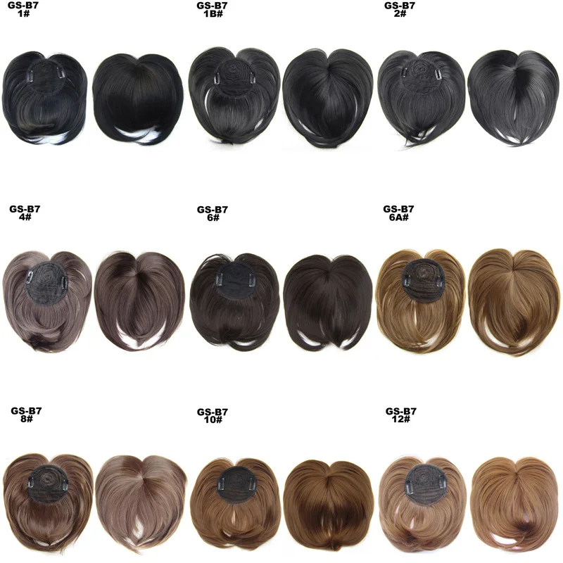 Zolin Synthetic Clip-In Hair Bangs Extension