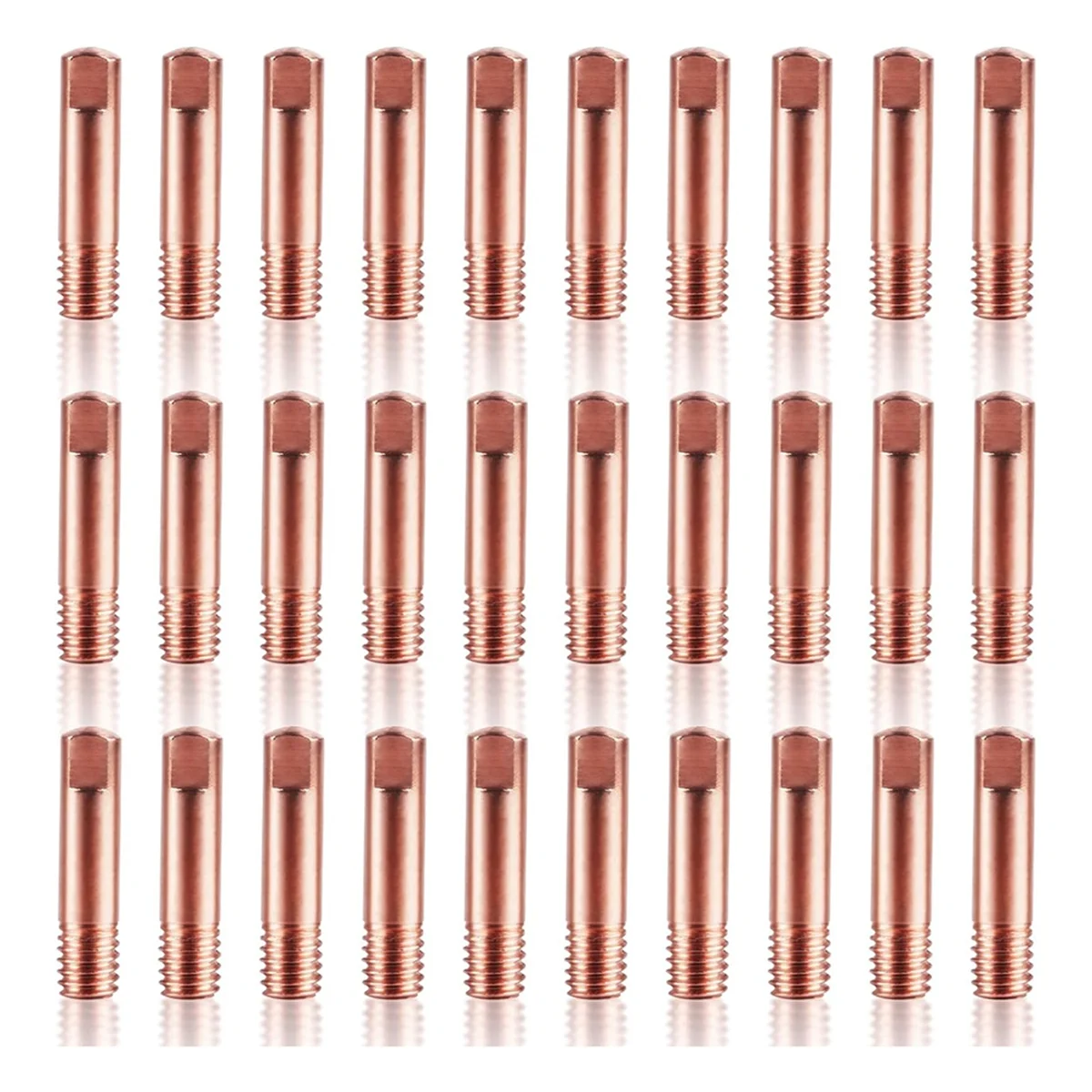 

30 Pcs MIG Welding Tips, 11-35 0.035IN for Mig Welding Contact Tips Compatible