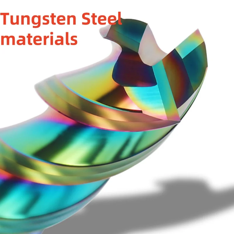 1PCS 1-20 Cemented carbide HRC55 3Flute Aluminium Copper nanocoating CNC Machine Tools Router Bit Milling Cutter End Mill Metal