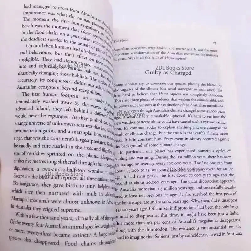 Sapiens una breve storia del genere umano Yuval Noah Harari libri inglesi libri di storia antologia libro di lettura extraslante