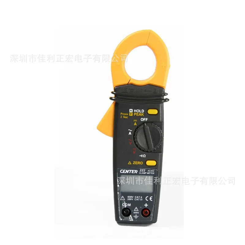 CENTER-222/CENTER222  Auto Ranging Low Cost Mini AC/DC Current Clamp Meter