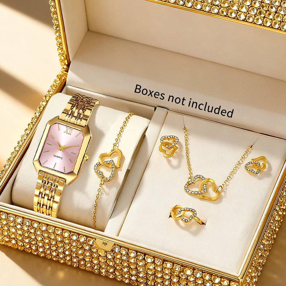 

Модный универсальный комплект украшений с круглым циферблатом, повседневный универсальный, свадьба, День святого Валентина, Рождество, Рамадан, день рождения, Мам