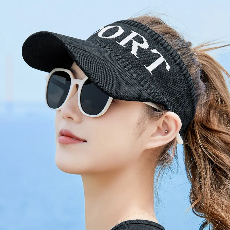 Fashion Women Baseball Cap Summer Sun-Proof Caps Outdoor Sport Tennis Golf Hat UV Protection Running Sunscreen Wide Brim Hat