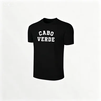 Classic Cabo Verde Letter Print 2026Crew Neck T Shirt Casual Daily Basic Tee for Men Women Streetwear Tee