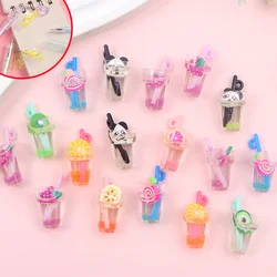 30/50/100pcs multi-color resin beverage cup shaped pendant can be used for DIY bracelet, necklace, earring, jewelry making