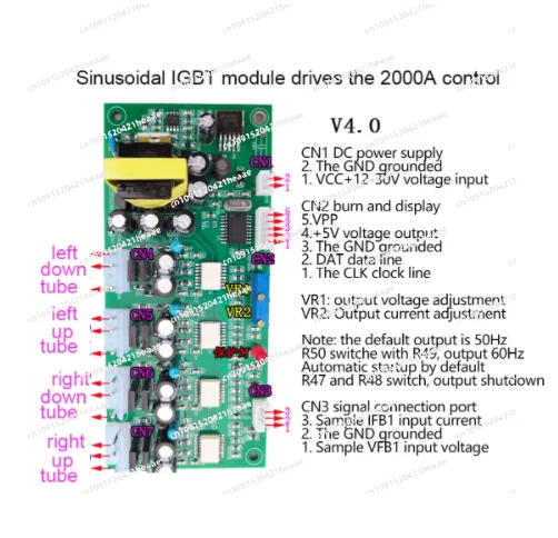 Suitable forCustomized Sine Wave High Power IGBT Module Control 2000A Driver Board