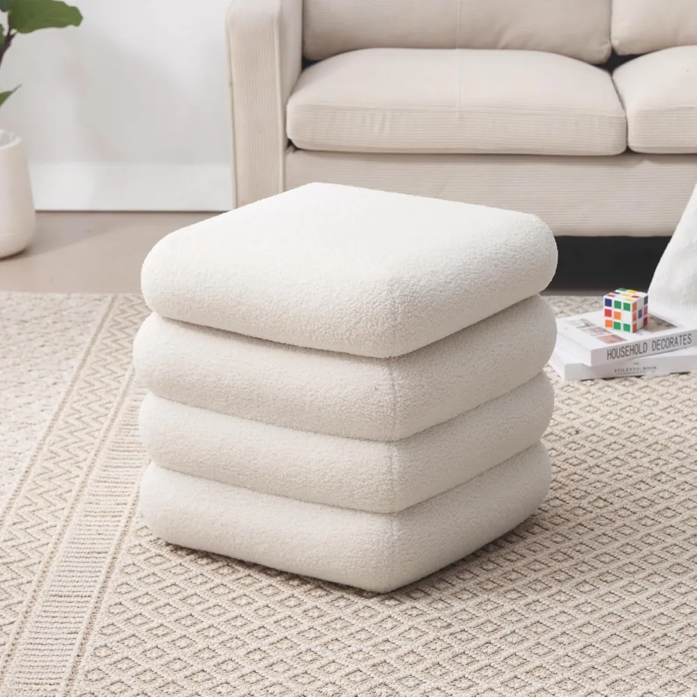 Footstool There is storage space available No assembly required 18.9