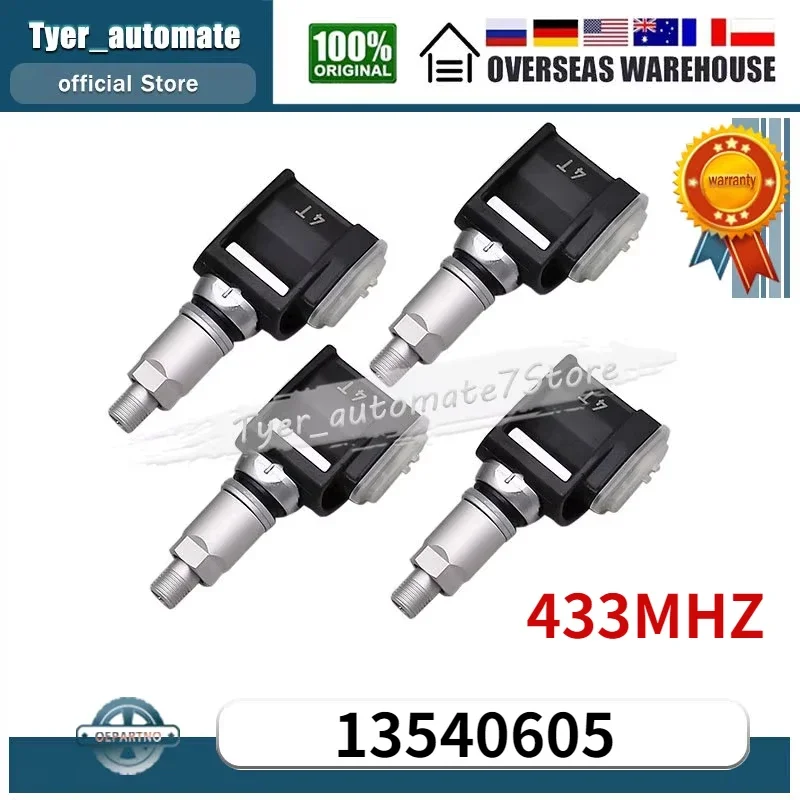 

433 МГц 13540605 Датчик контроля давления в шинах TPMS для Chevrolet Camaro Silverado 3500 HD GMC Sierra 3500 HD 2020-2022 гг.