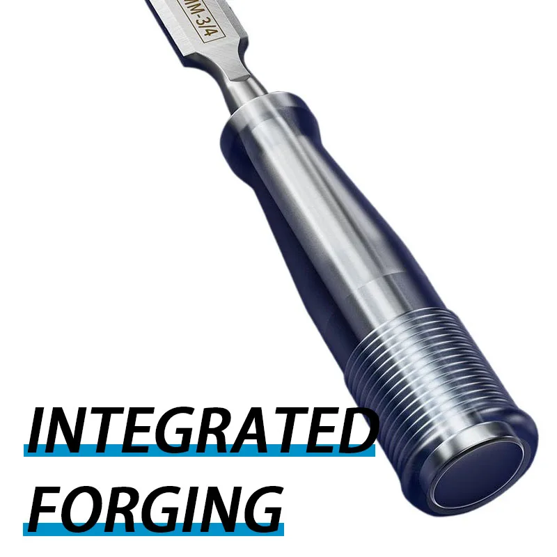 Woodworking Chisel Professional Multifunctional Manual Chisel Portable Rubber Handle Chisels Alloy Steel Sharp Hand Tools