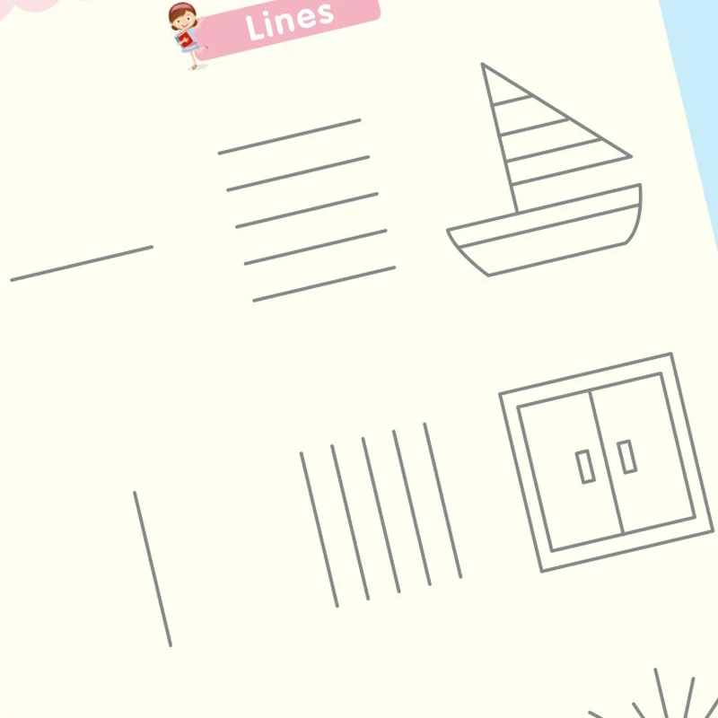 Magic Practice Drawing Copybook Pen Number Preschools Kids Calligraphy English Free Wiping Children Reusable Writing Book