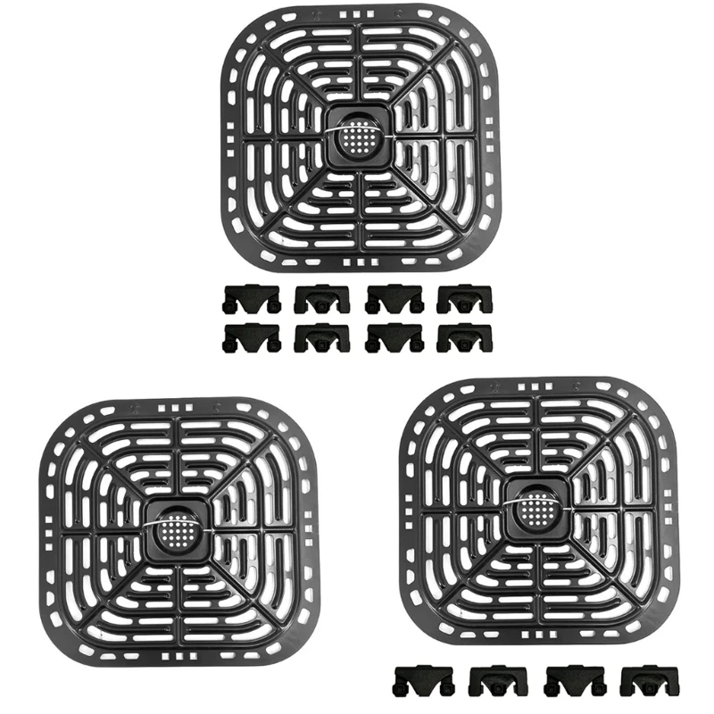 Сменная сковорода для гриля для аэрофритюрниц, квадратная сковорода с антипригарным покрытием для Instant 6 кварт,