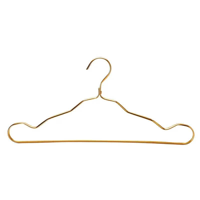10Pcs Clothing Hangers Metal Clothes Hngers Anti-slip Aluminium Alloy Drying Rack Wardrobe Space Saver Coat Hanger Storage Rack