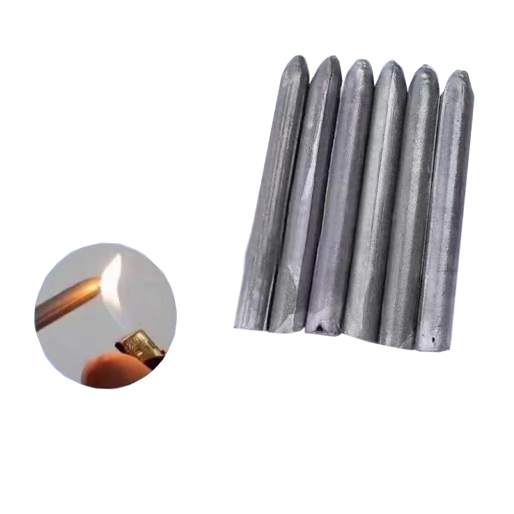 6Pcs Low Temperature Easy Melt Aluminum Welding Rods Weld Bars Cored Wire for Soldering Aluminum No Need Solder Powder