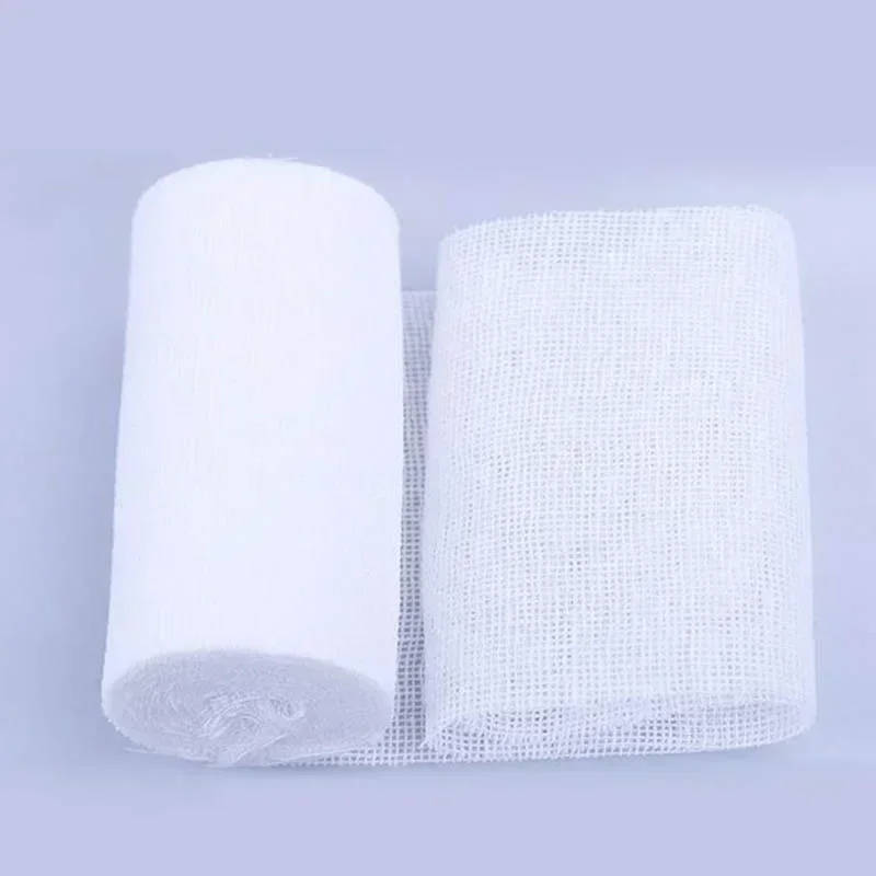 5 Rolls of New PBT Elastic Bandages with Breathable Mesh Bandages for Fixing Wounds Outdoor Fracture Survival Emergency Tools