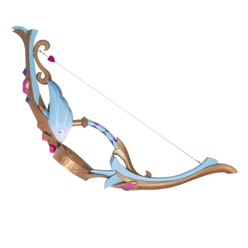 

Sigewinne Cosplay Bow Props Game Genshin Impact Silvershower Heartstrings Replica Gun Weapons for Hallween Christmas fancy party