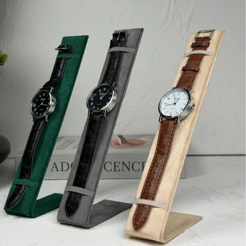 Flannel Watch Stand Exhibitor Counter Showcase Holder Luxury Jeweler Commercial Use Storage Shelf Bracelet Watches Display Rack