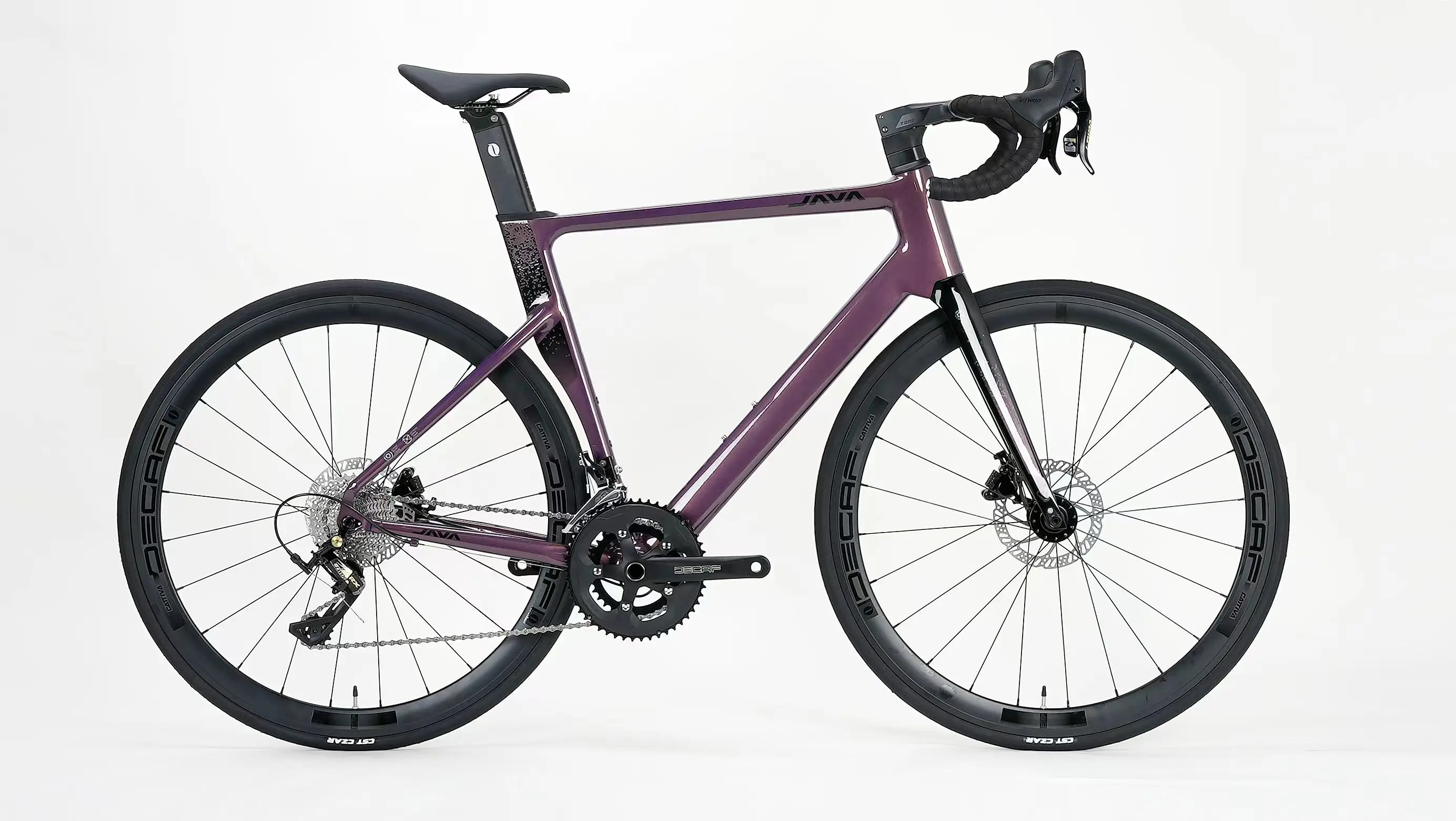 Java SILURO6 Top 24-Gang-Carbonfasergabel hydraulische Scheibenbremse 700c Rennrad