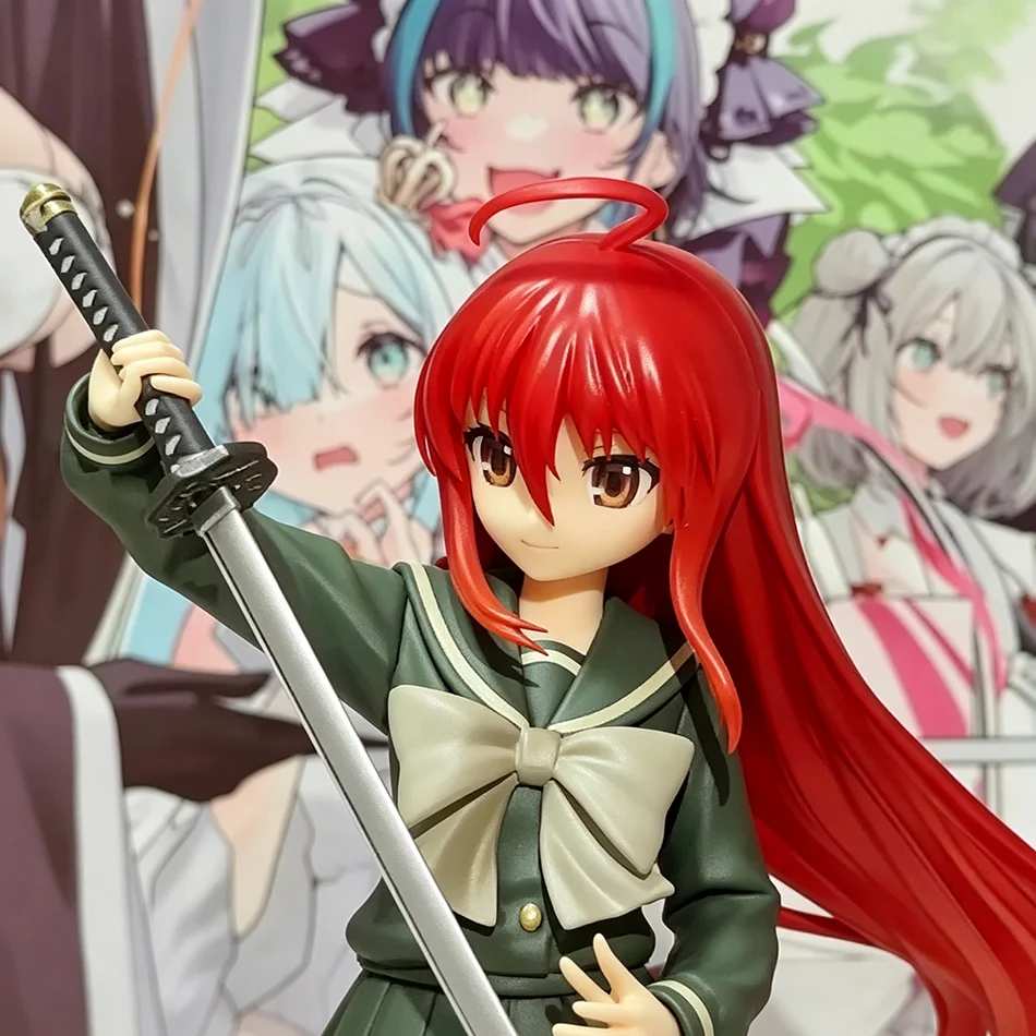 Figura de Anime Shakugan Shana, Estatua de PVC de 19 cm, Figuras de Acción, Modelo Coleccionable, Adorno, Modelo de Dibujos Animados, Regalos