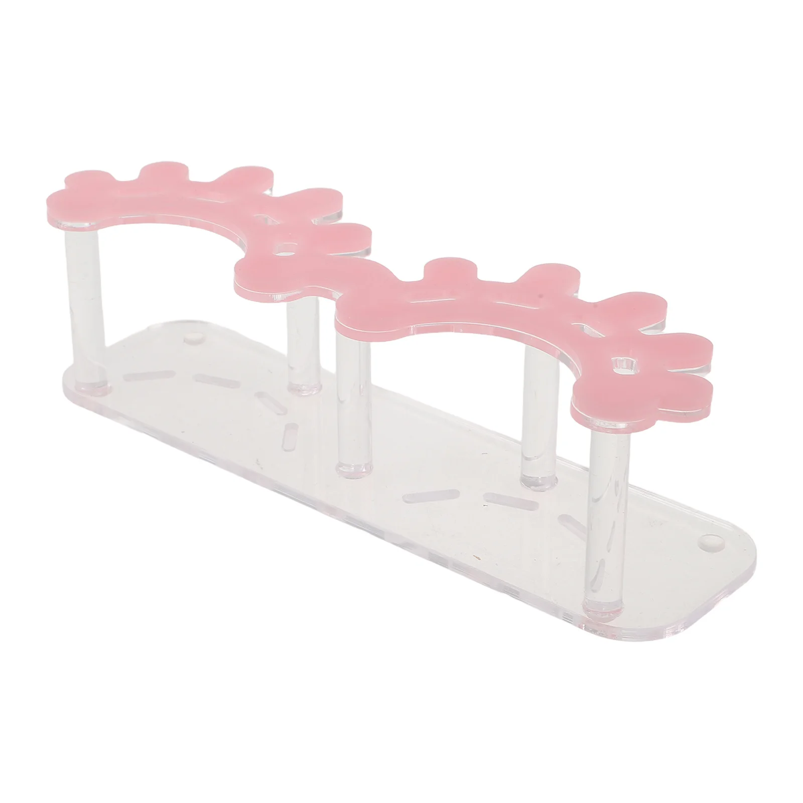 Organizzatore per extension ciglia Supporto per pinzette in acrilico a 8 slot Base stabile Espositore per trucco domestico per salone