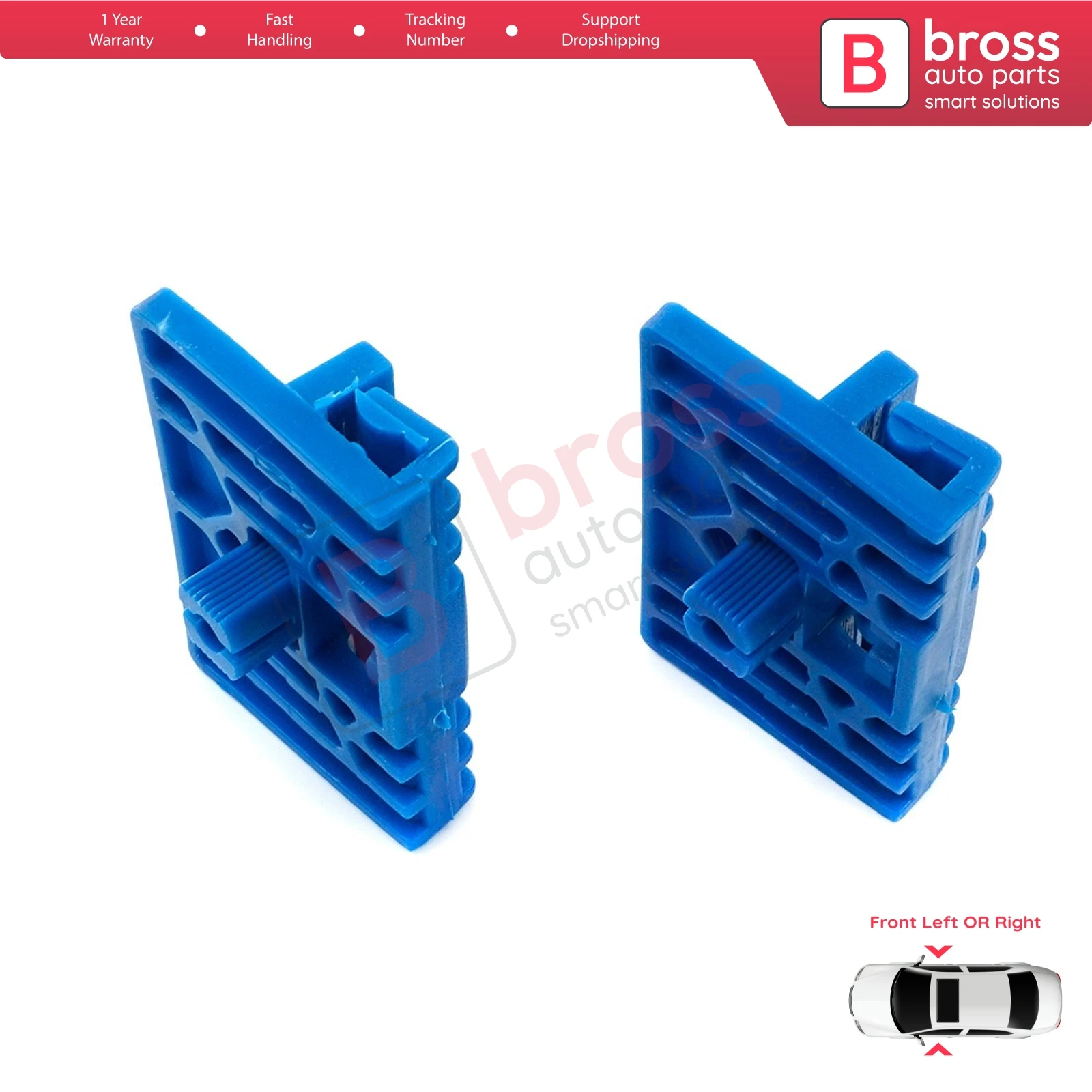 BWR4 Window Regulator Repair Clips Front for Audi A3 8L 1996-2003 2/3 Door A6 C5 4B A4 B6 B7 Seat Exeo 3R 8L3837461 4B0837461