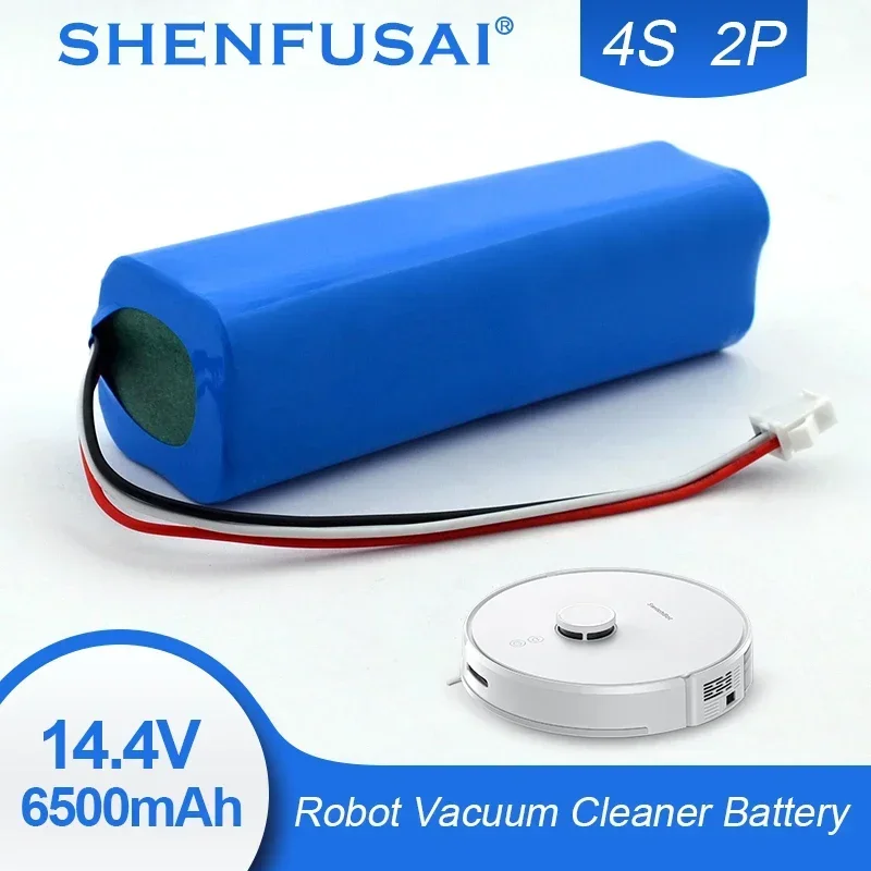 

18650 lithium-ion rechargeable battery for vacuum cleaner robot, 6800mAh, 14.4V, 14.8v 4s2p, CECOTEC, CONGA 4090449046904590