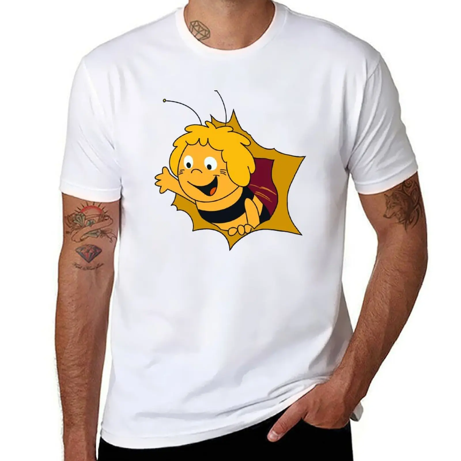 

Bee Maja T-Shirt t shirt men 100% cotton luxury brand cotton tshirt 100% T-Shirt