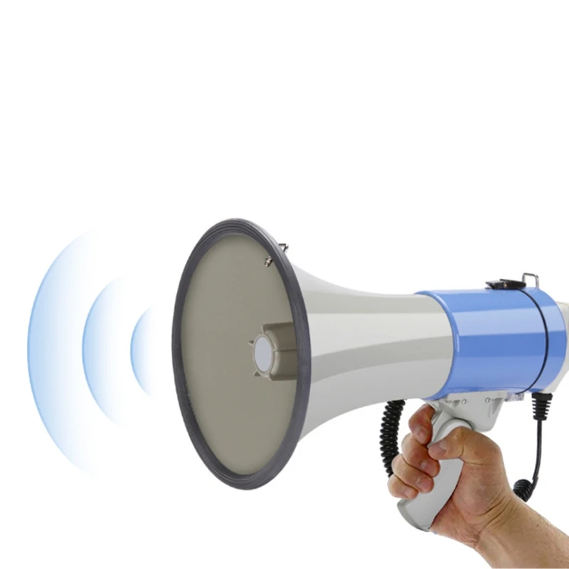 New Arrivals-Outdoor Handheld Megaphone Speaker Booth 50W High Power Recordable Loudspeaker Tweeter