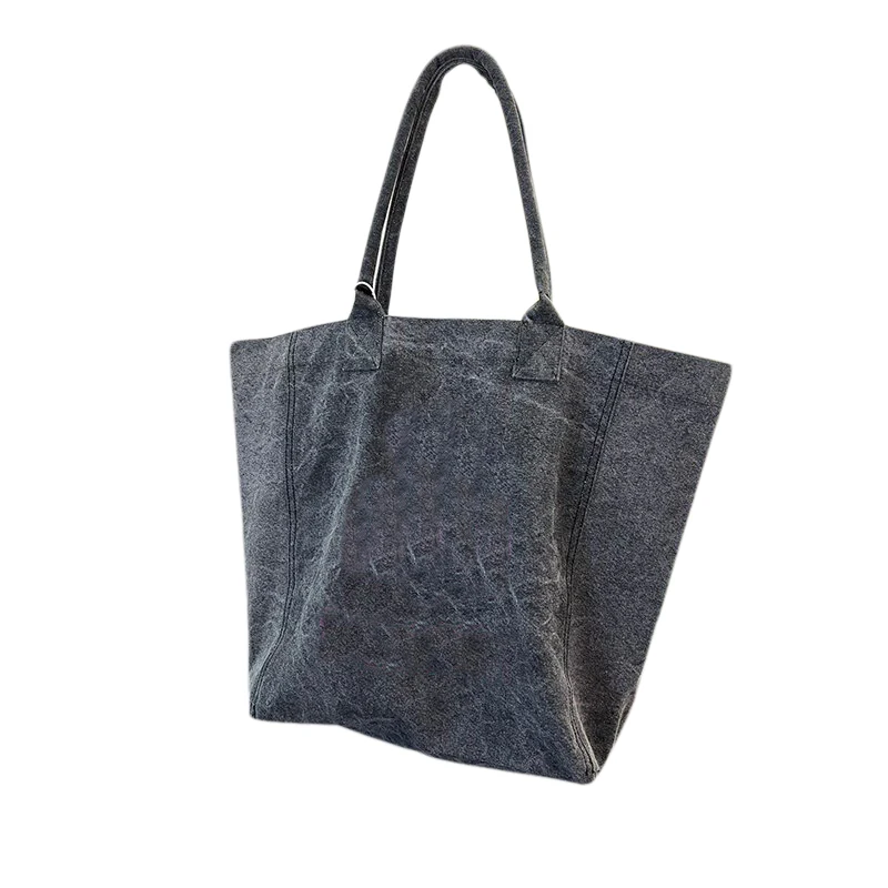 Sac à main en toile imprimé lettre pour femme, sacs fourre-tout pour femme, sac d'ordinateur de grande capacité, mode décontractée, extérieur