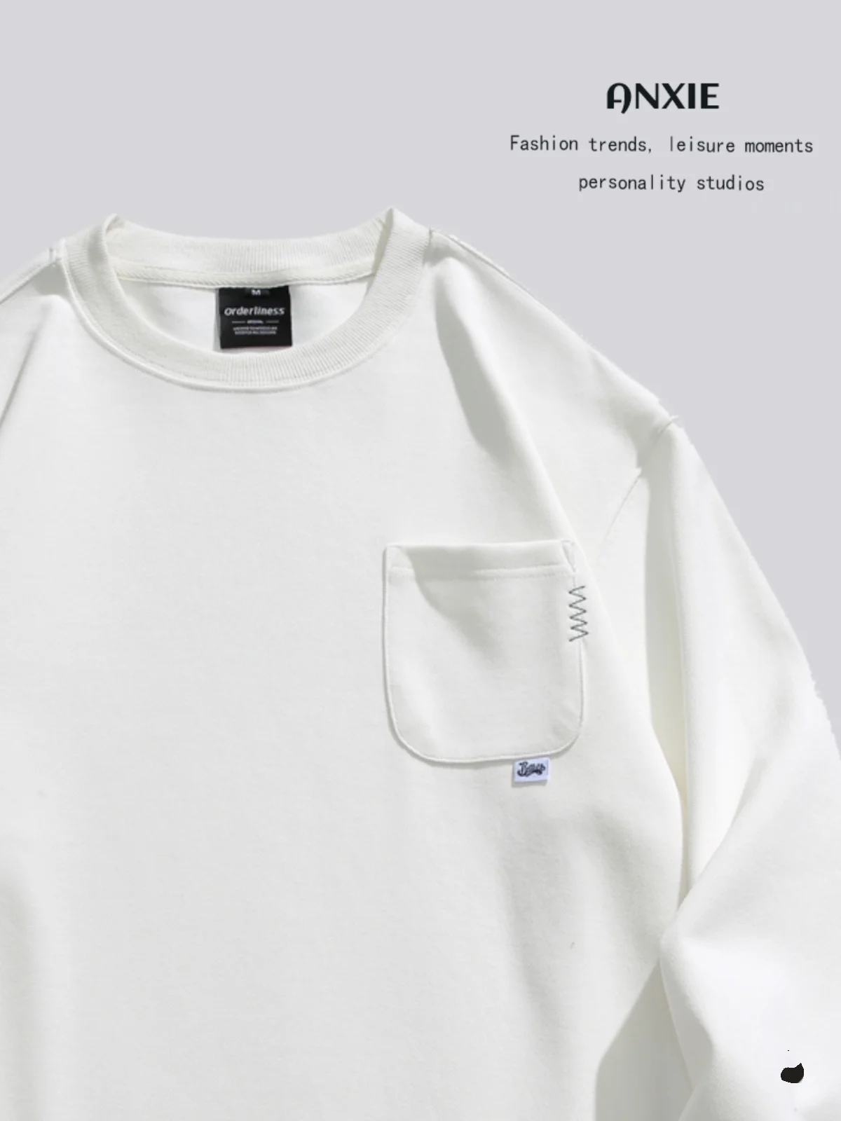 

ANXIE Модный бренд | Рекомендуемые товары | Дизайн | Весенне-осенний свободный свитшот INS для пар