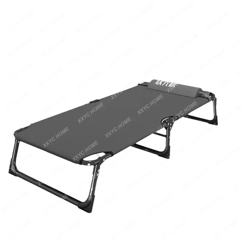 Folding Bed Single Bed Ultra-Light Widened Lunch Break Folding Bed Thickened Reinforcement