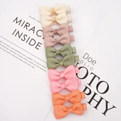 10Pcs Boutique Tiny Baby Bows Grosgrain 2