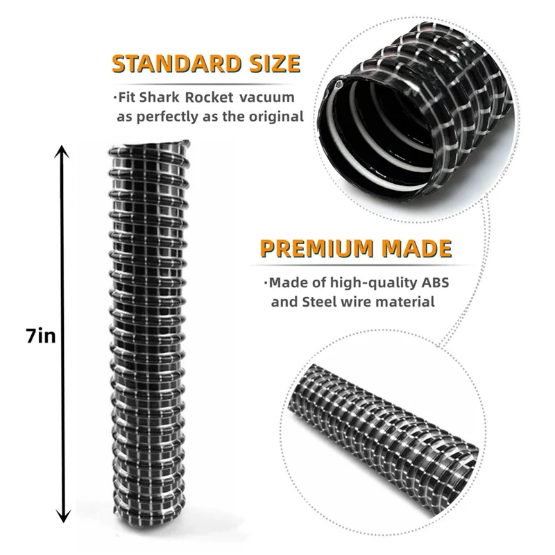 A20M 2 個下部ホースシャークロケット HV300、HV301、HV302、HV320、HV321 掃除機交換部品下部ダクトホース 6X1.25I