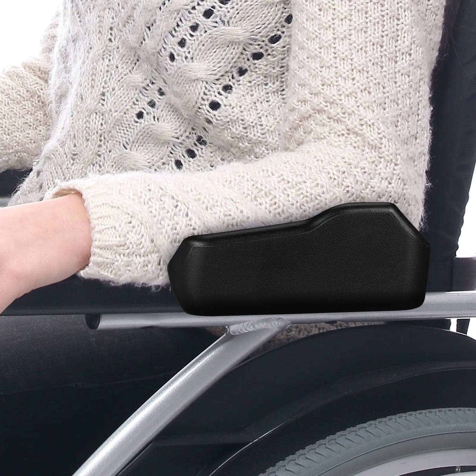 Walker Armrest Pad Soft Cushioned Forearm Support for Upright Rollator Elderly Comfort Stability Easy Installation