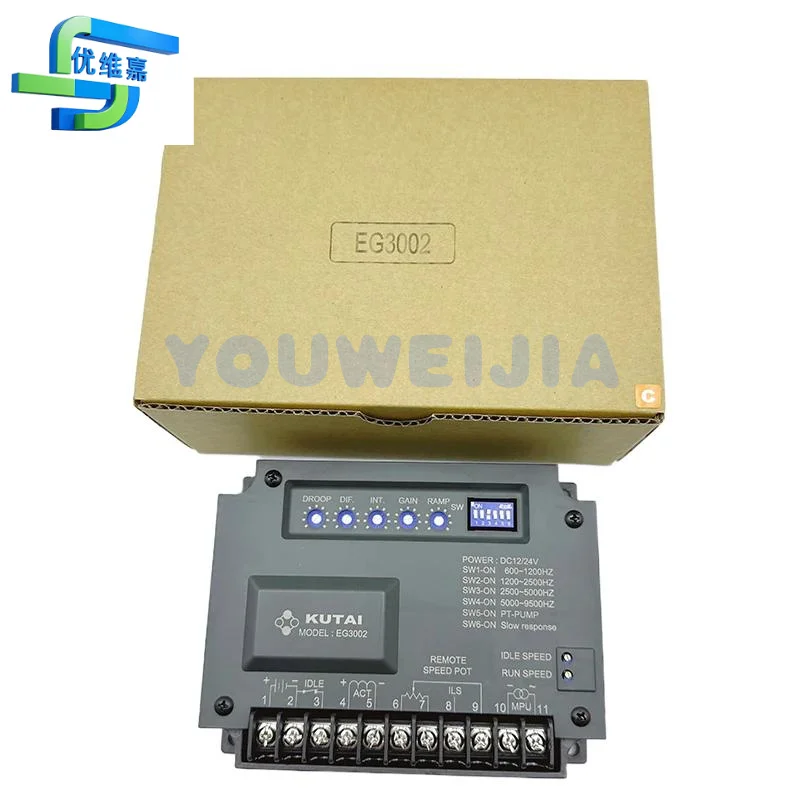 EG2000 EG3000 EG3002 Generator Governor Speed Controller Module Regulator Brushless Genset Parts Engine Electronic Control Parts
