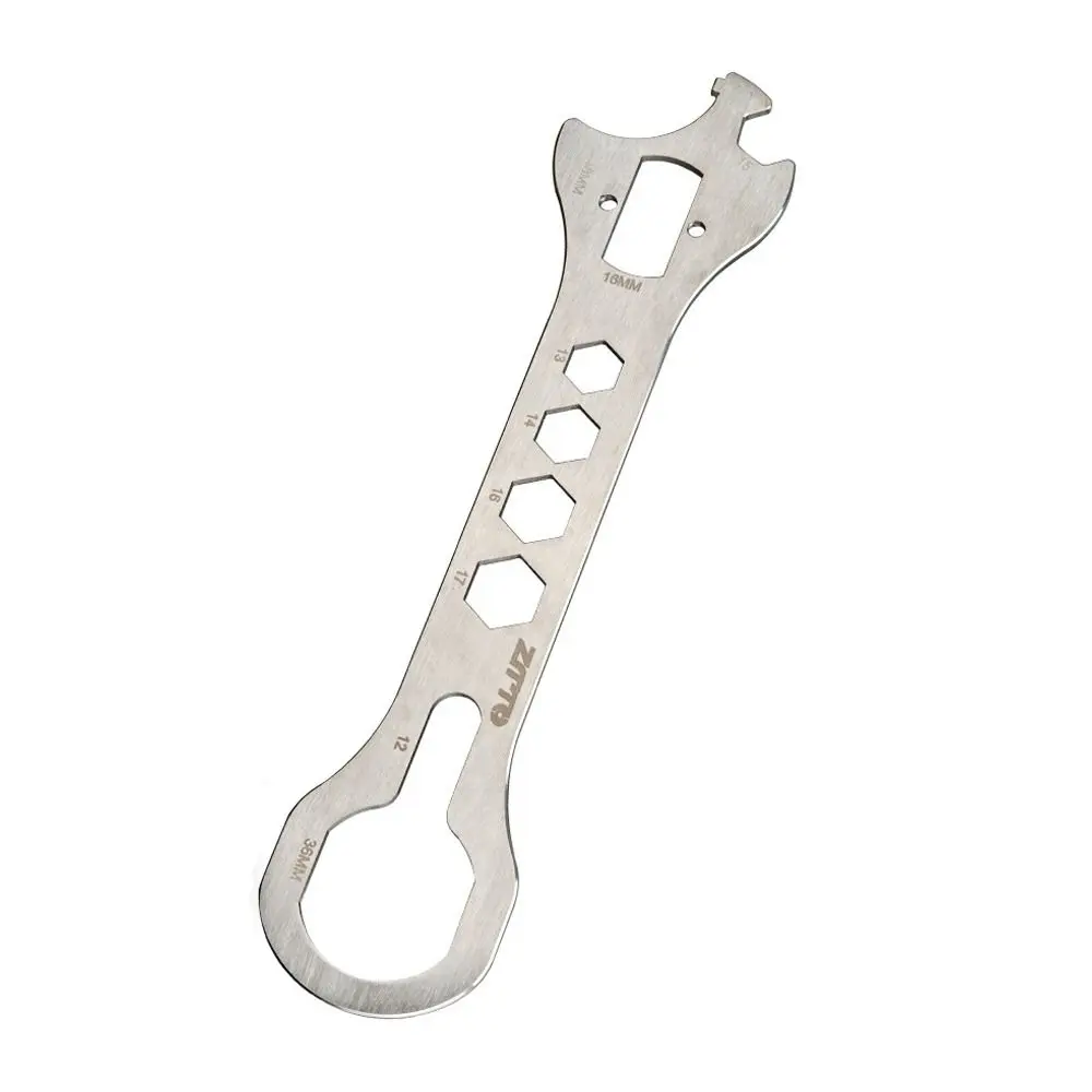 Multifunctional Bicycle Wrench Tool Wear Resistant Old Fashioned Bike Repair Crank Wrench Stainless Steel Portable